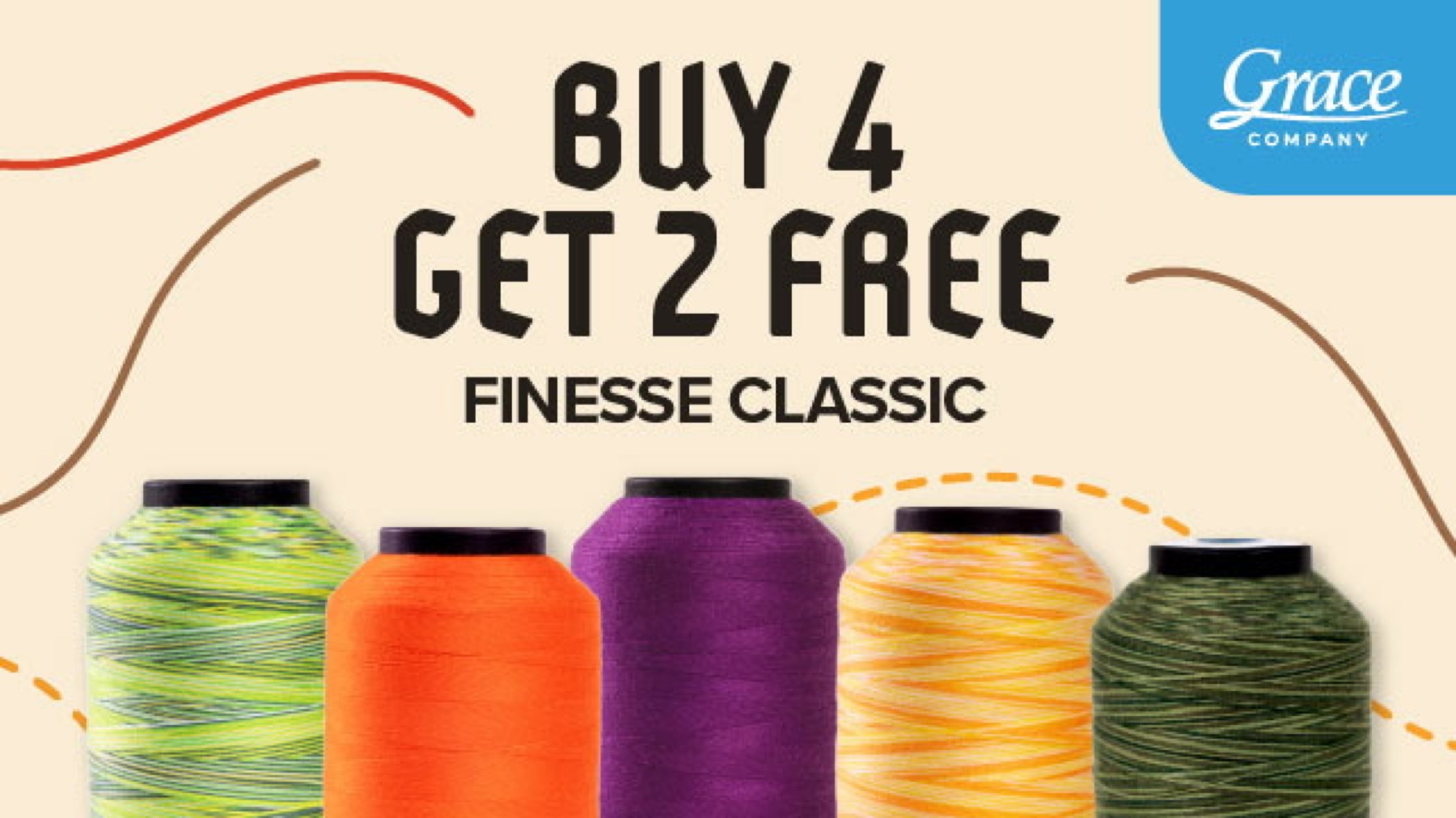 Buy 4, Get 2 Free: Finesse Classic Thread
