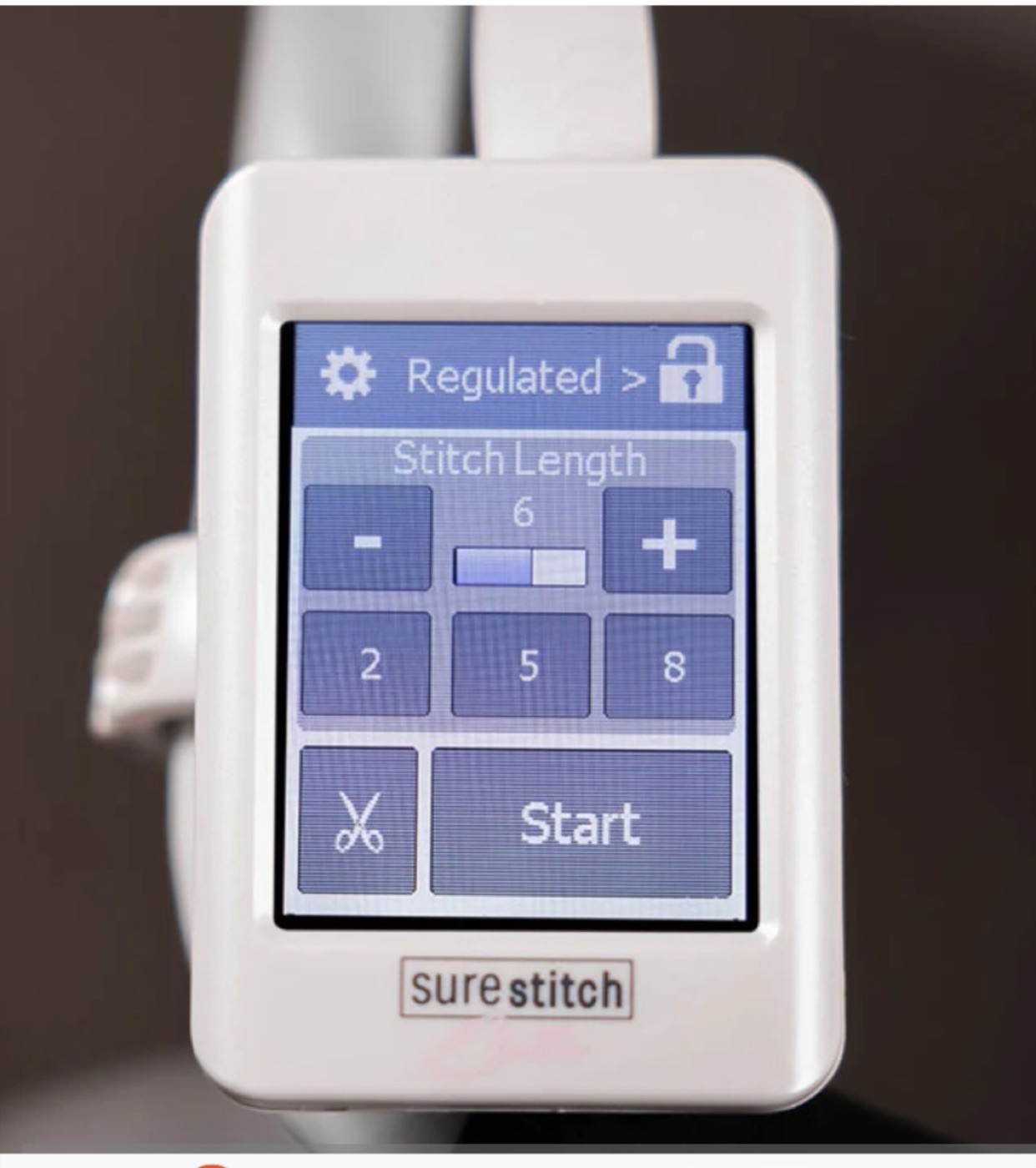 Grace Company SureStitch Elite touchscreen controller in use