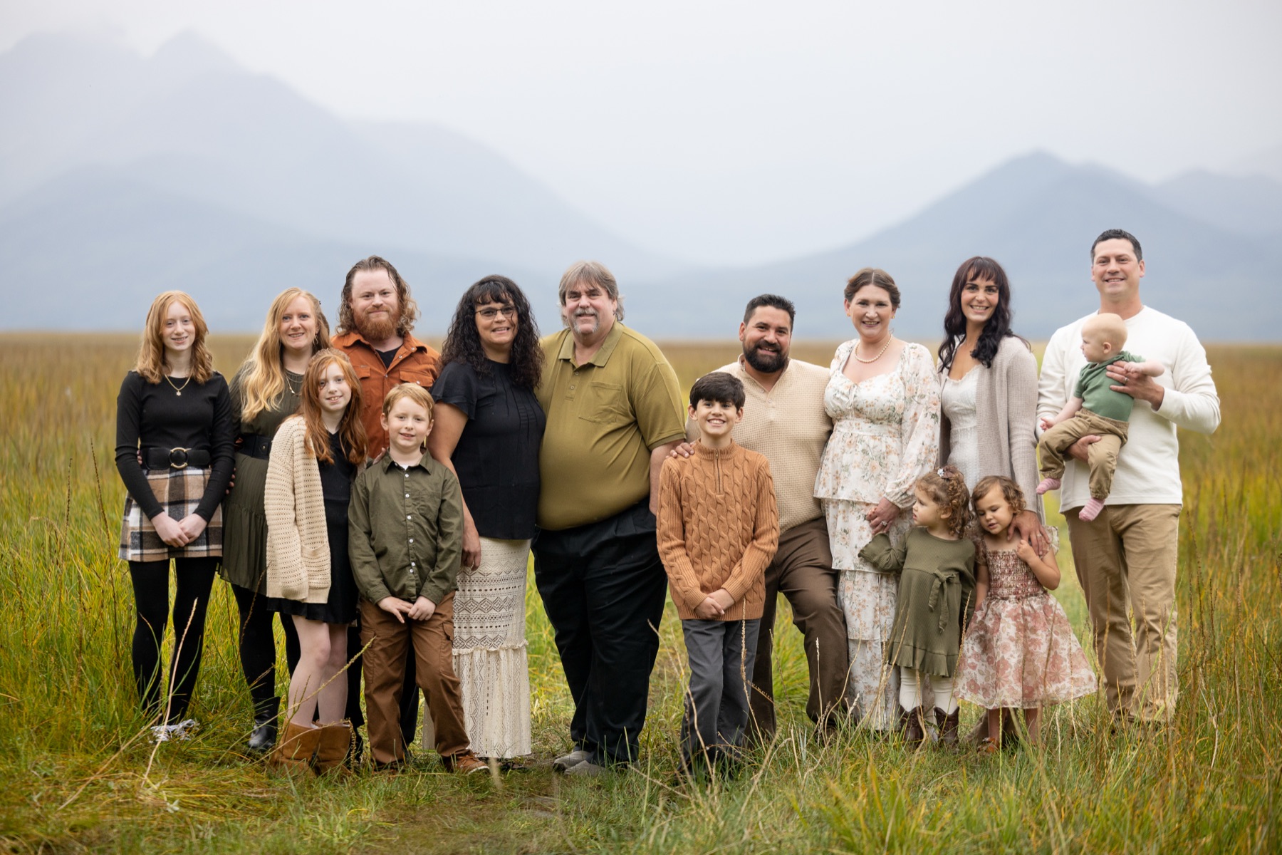 Tanya's whole family, the family behind why she's known as Mimi